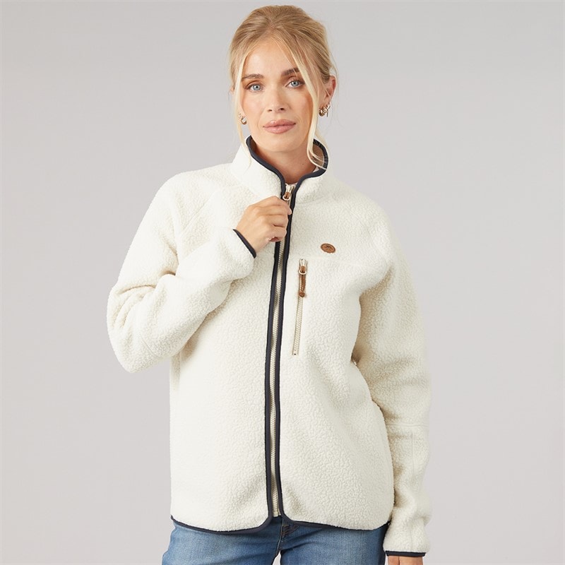 Womens Hyacinth Full Zip Fleece Ghost - Image 3