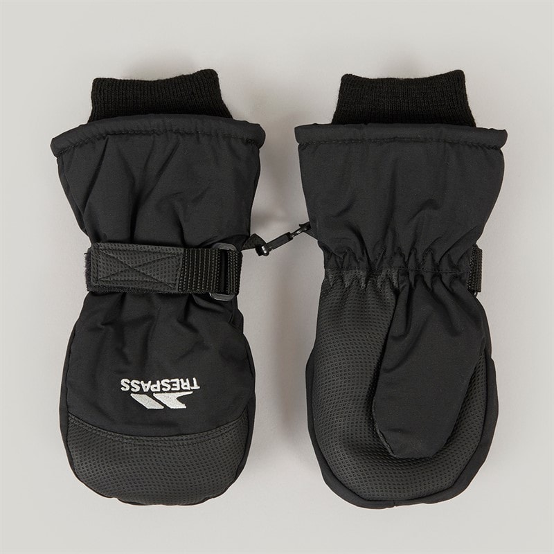 Kids Cowa II Padded Mitts Black - Image 2