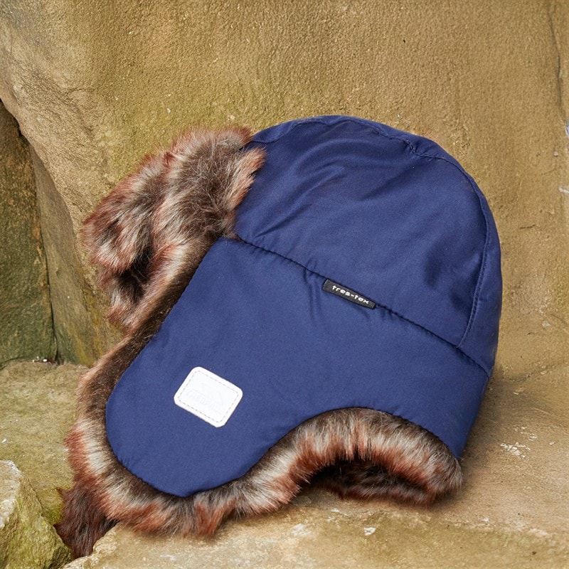 Kids Dapper Trapper Hat Navy - Image 2