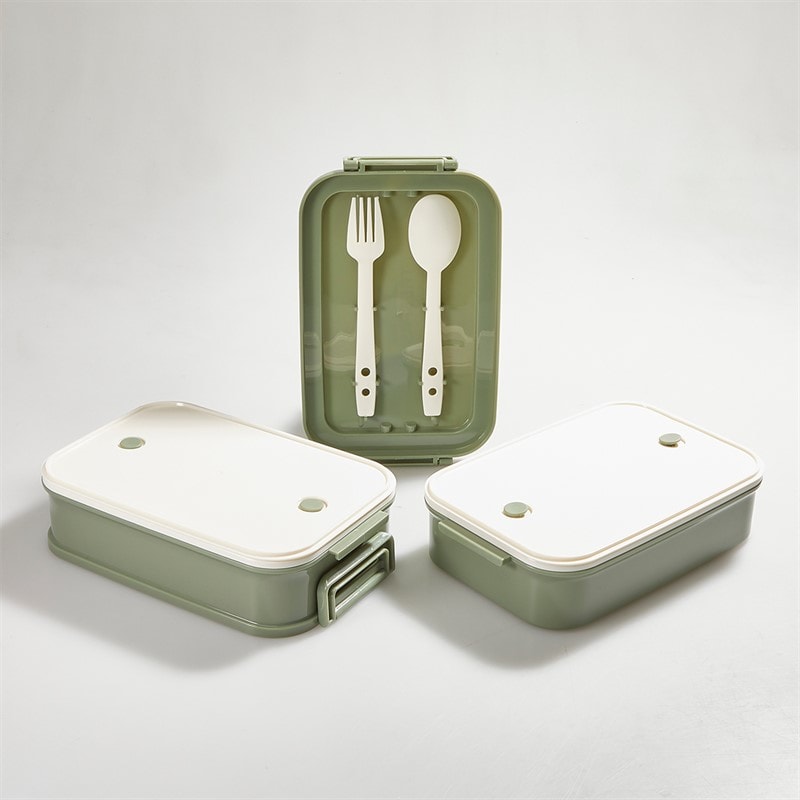 Naru Large Lunch Box Dark Olive - Image 2