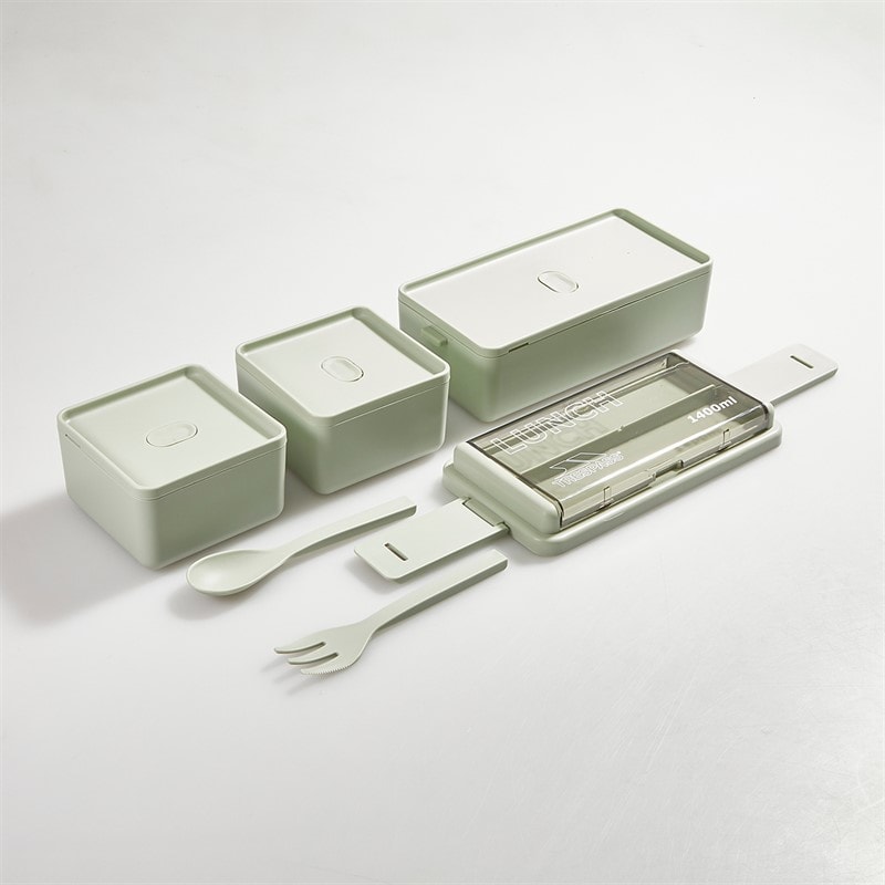 Bento 1400ml Lunchbox Sage - Image 3