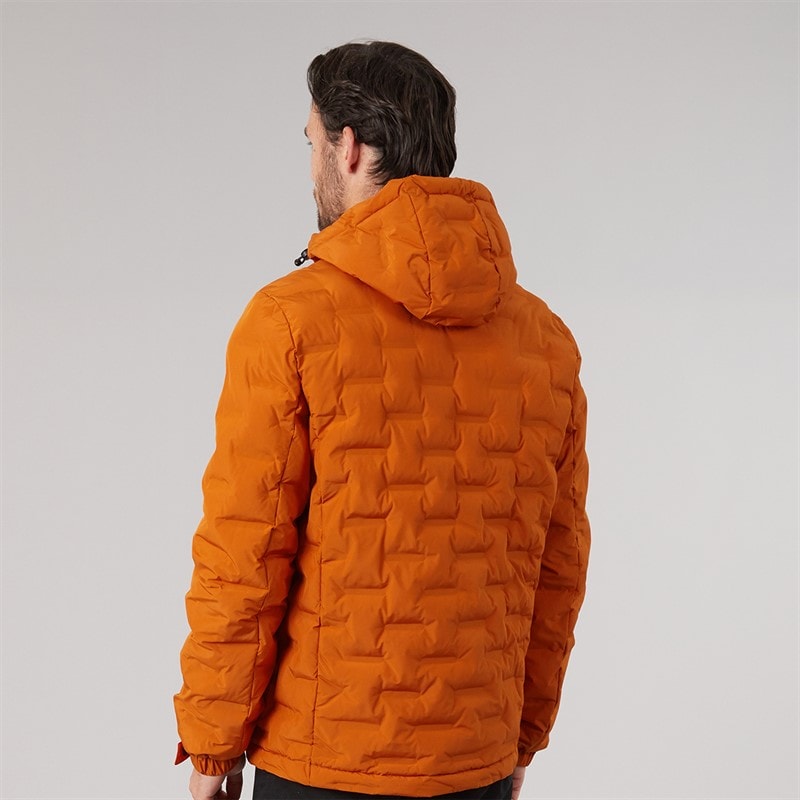 Mens Jaymes Waterproof Insulated Jacket Orange Spice - Image 2