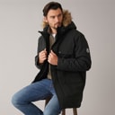 Mens Werner Waterproof Padded Parka Black