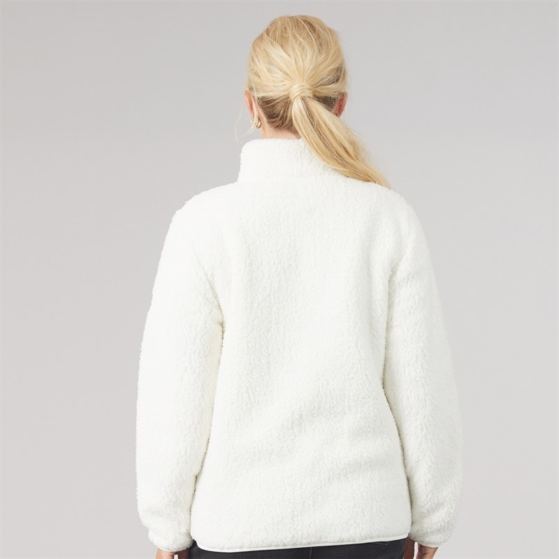 Womens Feathery Full Zip Fleece Ghost - Image 2
