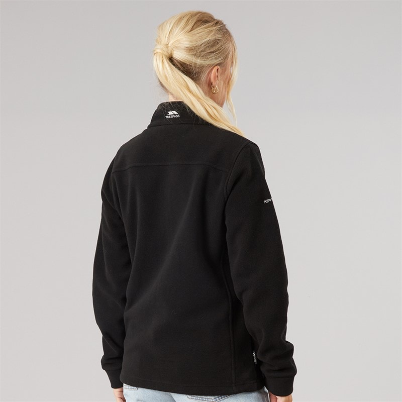 Womens Bertille Full Zip Fleece Jacket Black - Image 2