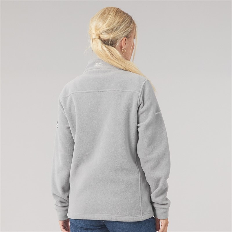 Womens Bertille Full Zip Fleece Jacket Platinum - Image 2