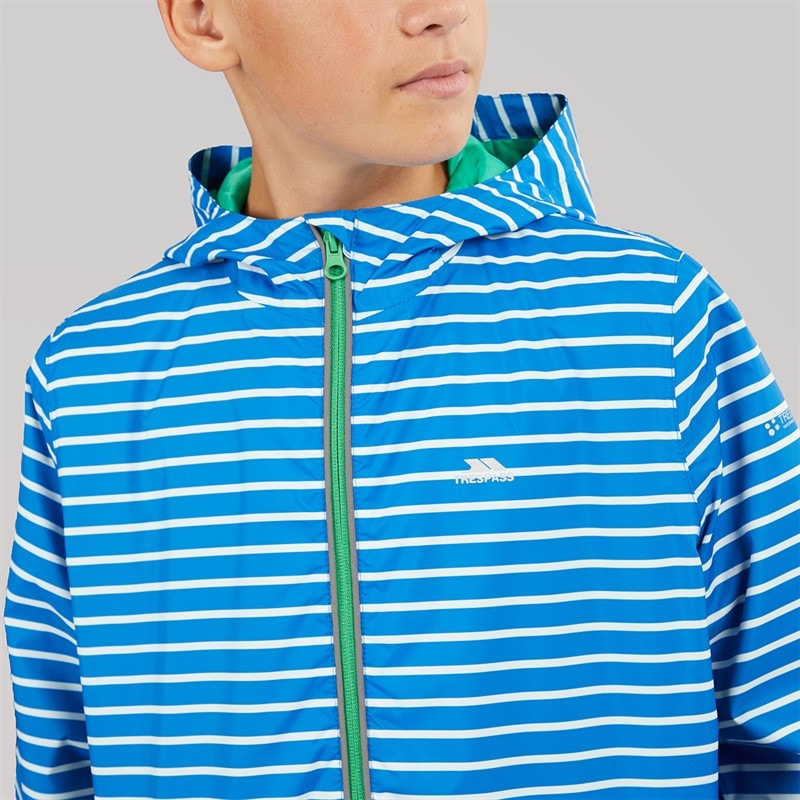 Boys Kinley Waterproof Jacket And Trousers Set Navy - Image 3
