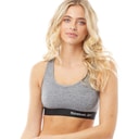 Womens Simone Performance Sports Bra Top Grey Marl