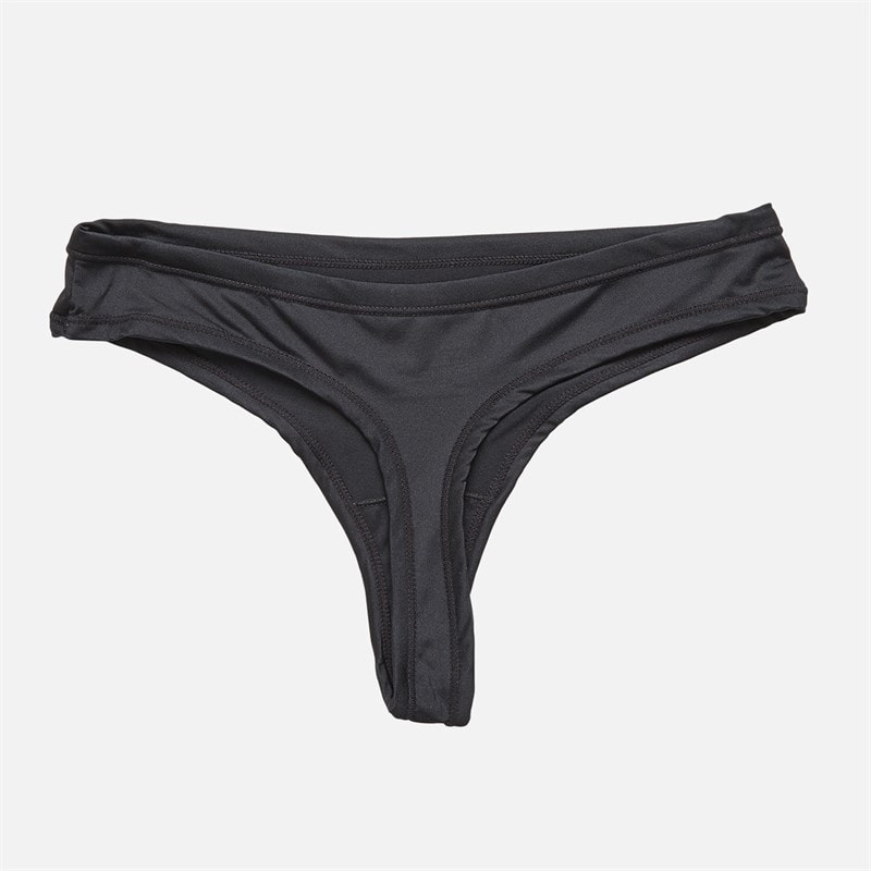 Womens Serena Performance Three Pack Thongs Black - Image 2