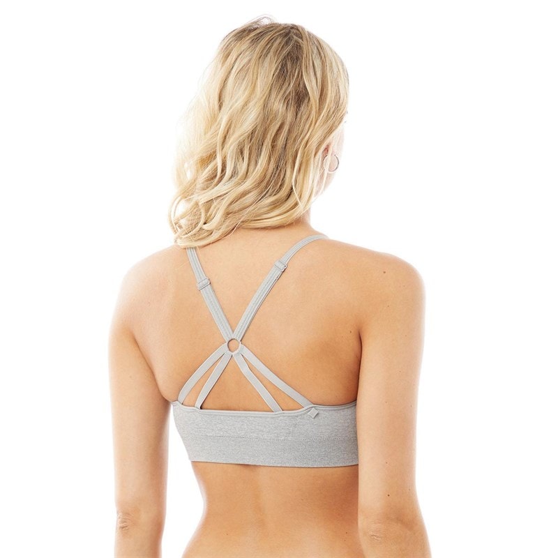 Womens Maryna Seamless Sports Bra Grey Marl - Image 2
