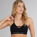 Womens Maryna Seamless Sports Bra Black