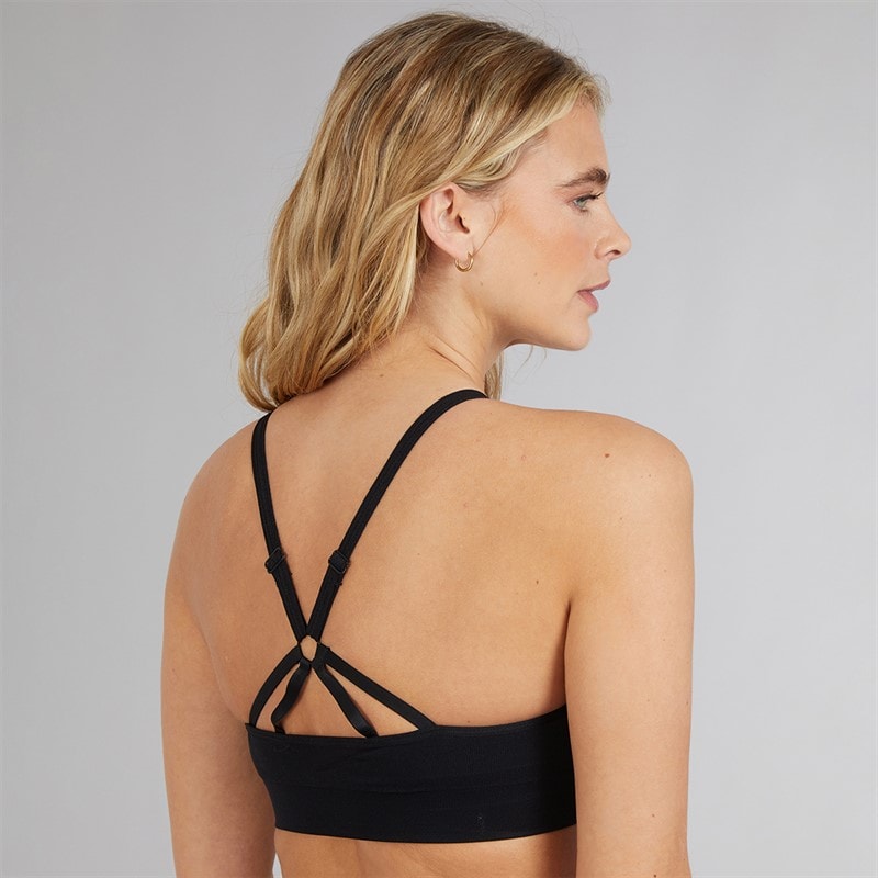 Womens Maryna Seamless Sports Bra Black - Image 2