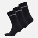 Three Pack Cushioned Crew Socks 02 Black