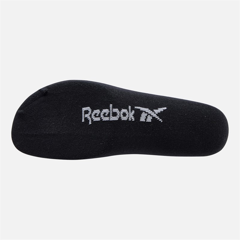 Reebok Three Pack No Show Socks 05 Black/White - Image 2