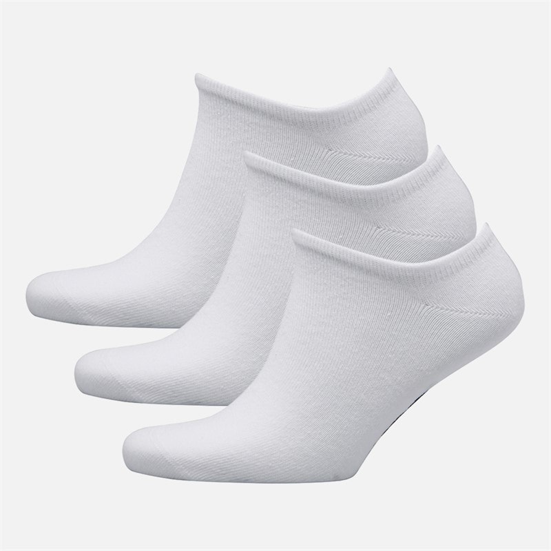 Reebok Three Pack No Show Socks 04 White/Black - Image 1