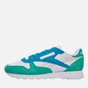 Womens Classic Leather Trainers White/Unleashed Green/Grey