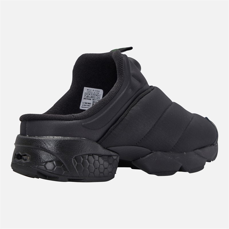 X South2 West8 Instapump Fury Mule Trainers Black/Black/Green - Image 5