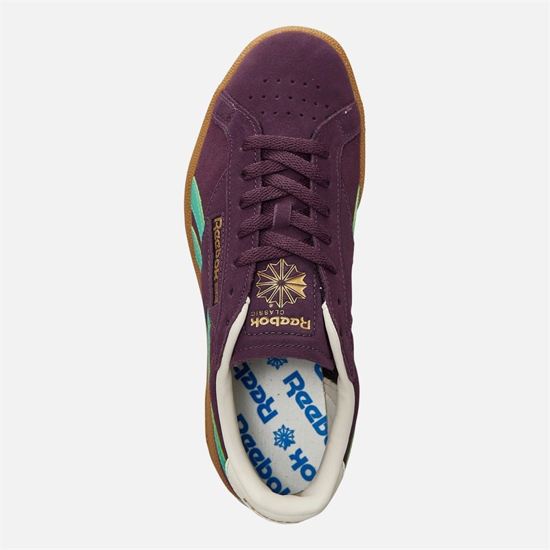 Club C Grounds Uk Trainers Midnight Plum/Unleshed Green/Black - Image 4