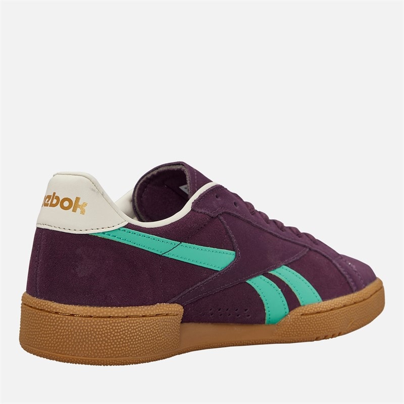 Club C Grounds Uk Trainers Midnight Plum/Unleshed Green/Black - Image 5