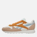 Womens Classic Leather Trainers Chalk/Washed Clay/Soft Blue