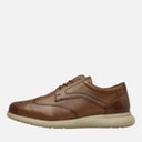 Mens Total Motion Brogue Shoes Tan