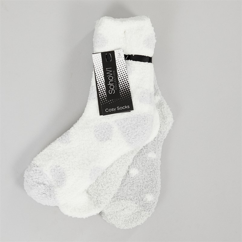 Womens Collection Three Pack Cosy Socks Multi - Image 2