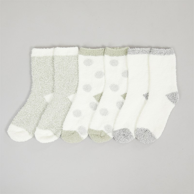 Soho Womens Collection Three Pack Cosy Socks Multi
