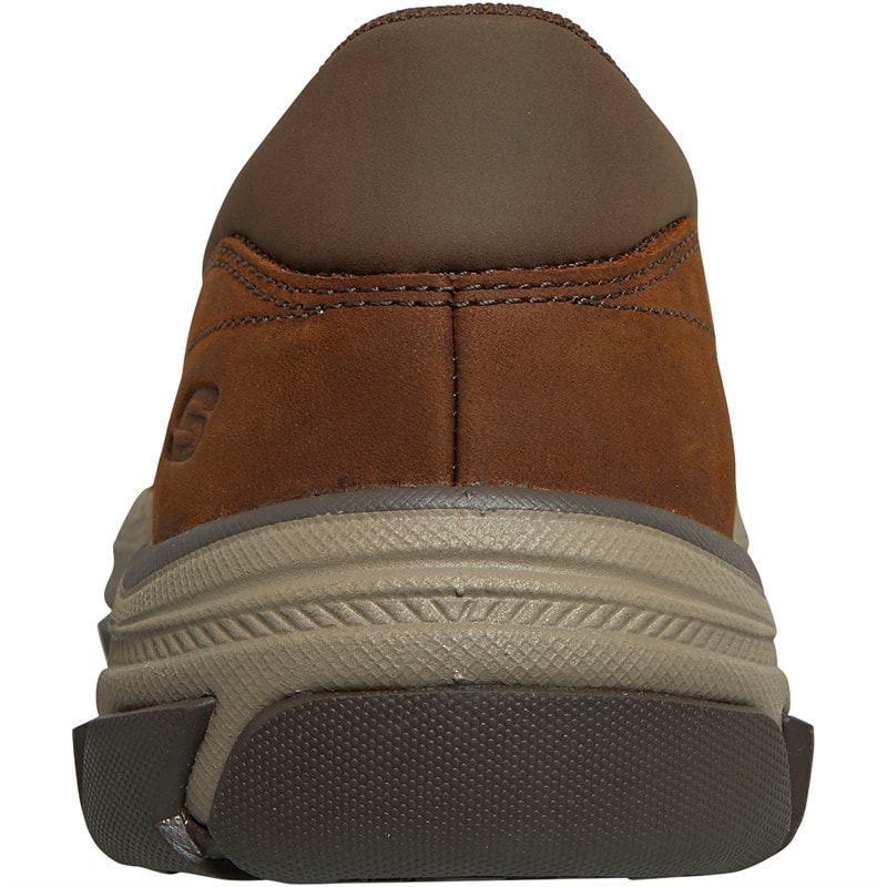 Mens Respected Calum Slip-On Shoes Dark Brown - Image 3