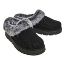 Womens Keepsakes Lite Warm Greetings Slippers Black