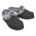 Womens Keepsakes Lite Warm Greetings Slippers Charcoal