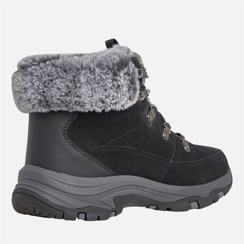 Womens Waterproof Trego Snow Worries Boots Black - Image 5