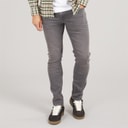 Mens Loom Slim Fit Jeans Grey Denim