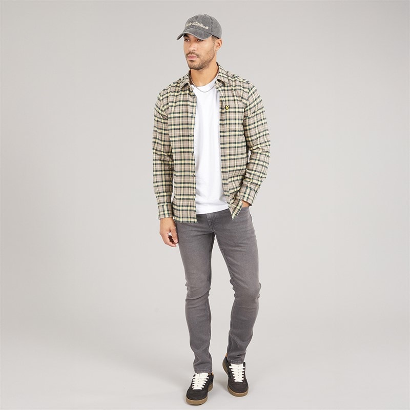 Mens Loom Slim Fit Jeans Grey Denim - Image 4