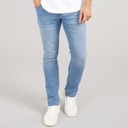 Mens Loom Slim Fit Jeans Medium Blue Denim