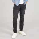 Mens Loom Slim Fit Jeans Washed Black