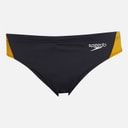 Mens Hyperboom Logo Splice 7cm Swimming Briefs Light Grey