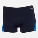 Mens Hyperboom Logo Splice Aquashorts Navy