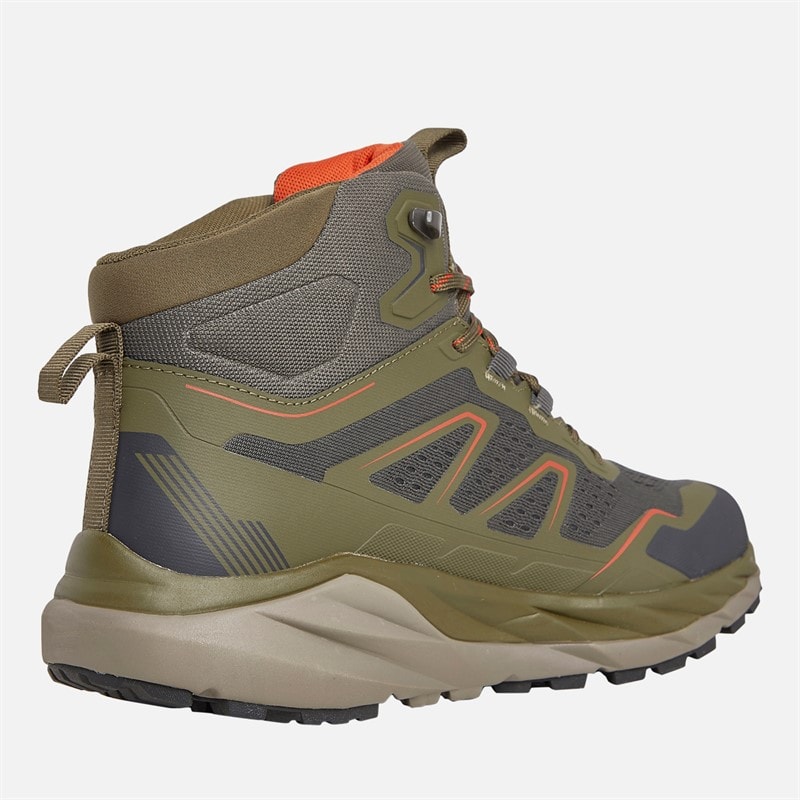 Mens Higger 2 Mid HydroDRY Waterproof Trail Walking Boots Olive/Beluga - Image 5