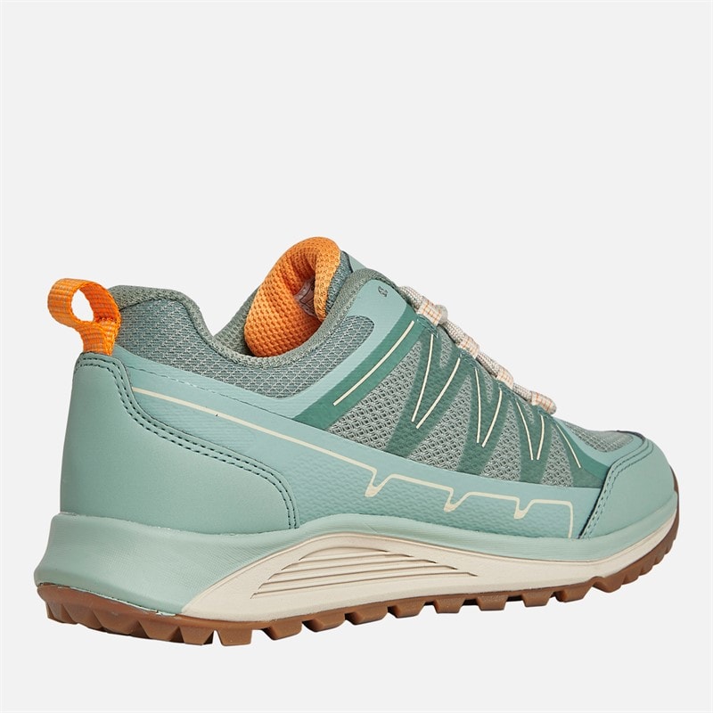 Womens Burbage 2 Low HydroDRY Waterproof Walking Shoes Mint/Granite Green - Image 5