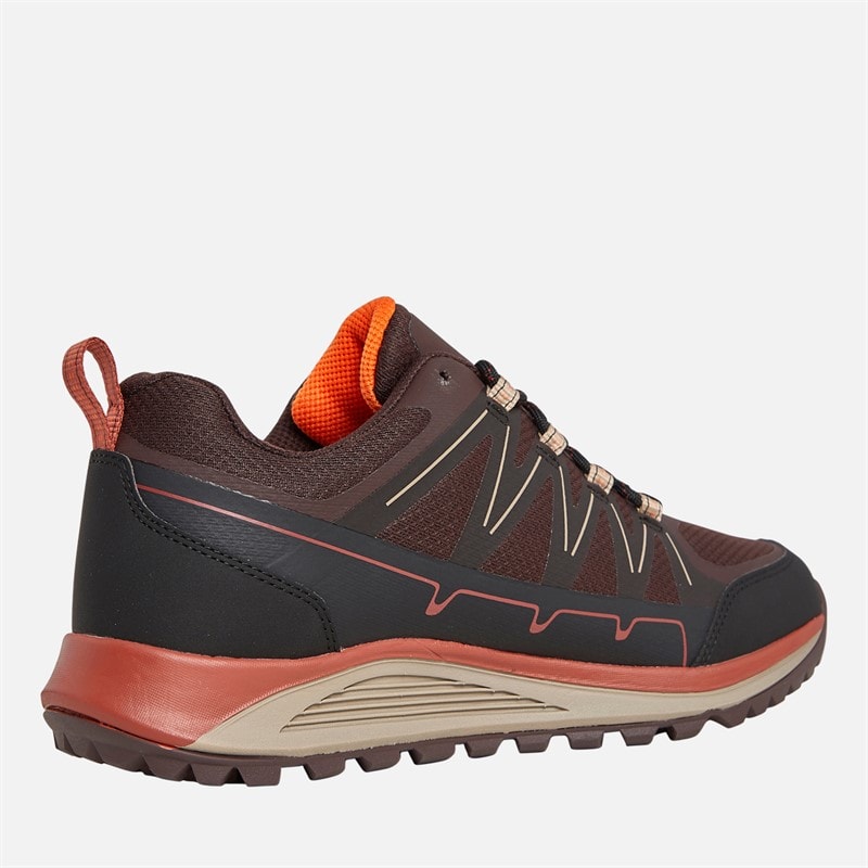 Mens Burbage 2 Low HydroDRY Waterproof Trail Walking Shoes Brown/Chocolate Plum - Image 5