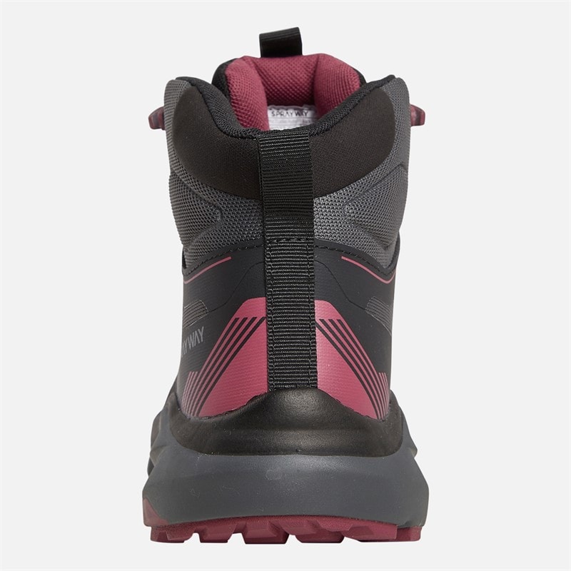 Womens Higger 2 Mid HydroDRY Waterproof Trail Walking Boots Black/Purple - Image 3