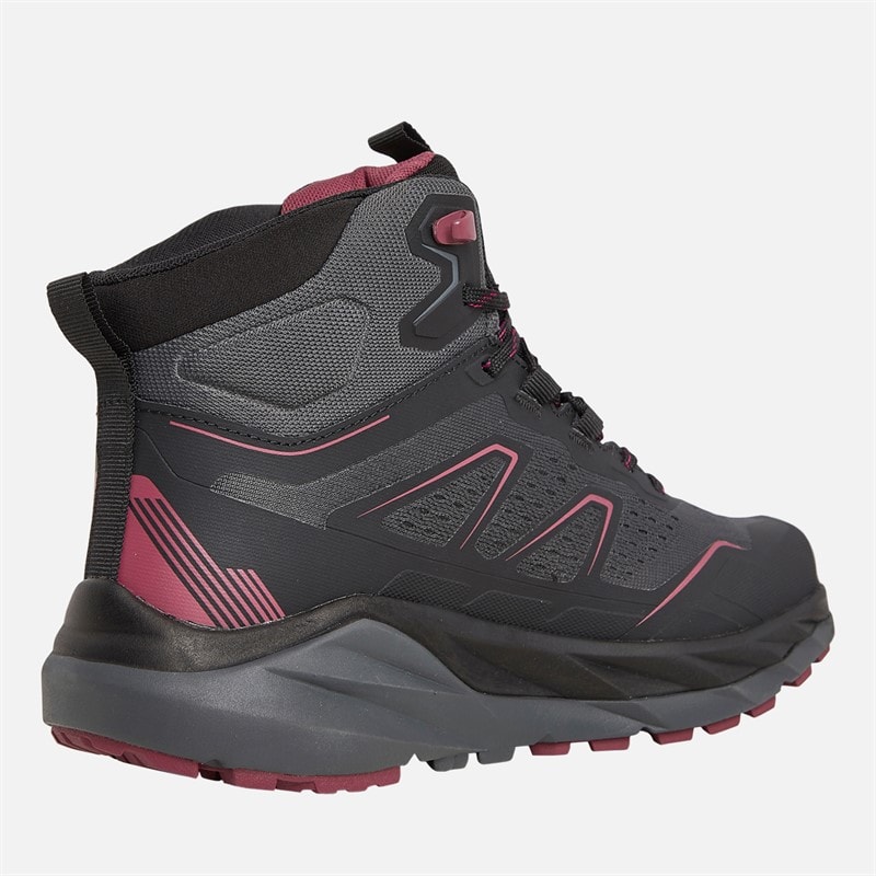 Womens Higger 2 Mid HydroDRY Waterproof Trail Walking Boots Black/Purple - Image 5