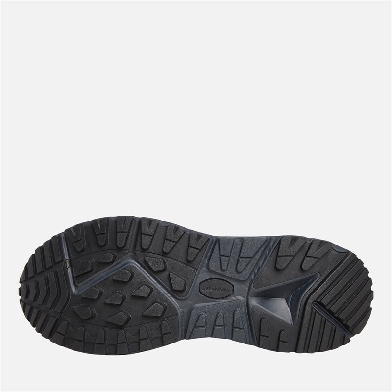 Mens Glencoe HydroDRY Waterproof Trail Walking Boots Spruce/Orange - Image 2