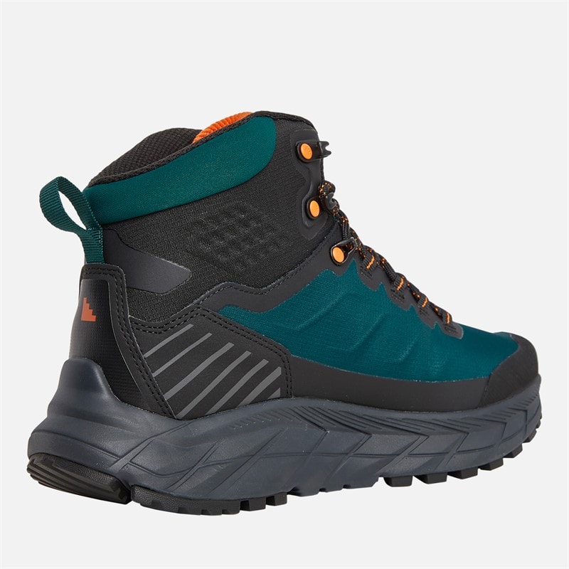 Mens Glencoe HydroDRY Waterproof Trail Walking Boots Spruce/Orange - Image 5