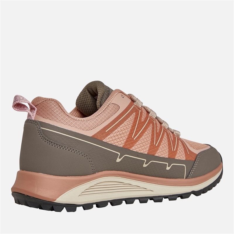 Womens Burbage 2 Low HydroDRY Waterproof Walking Shoes Rose/Major Brown - Image 5