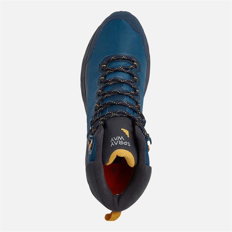 Mens Glencoe HydroDRY Waterproof Trail Walking Boots Blue/Legion Blue - Image 4