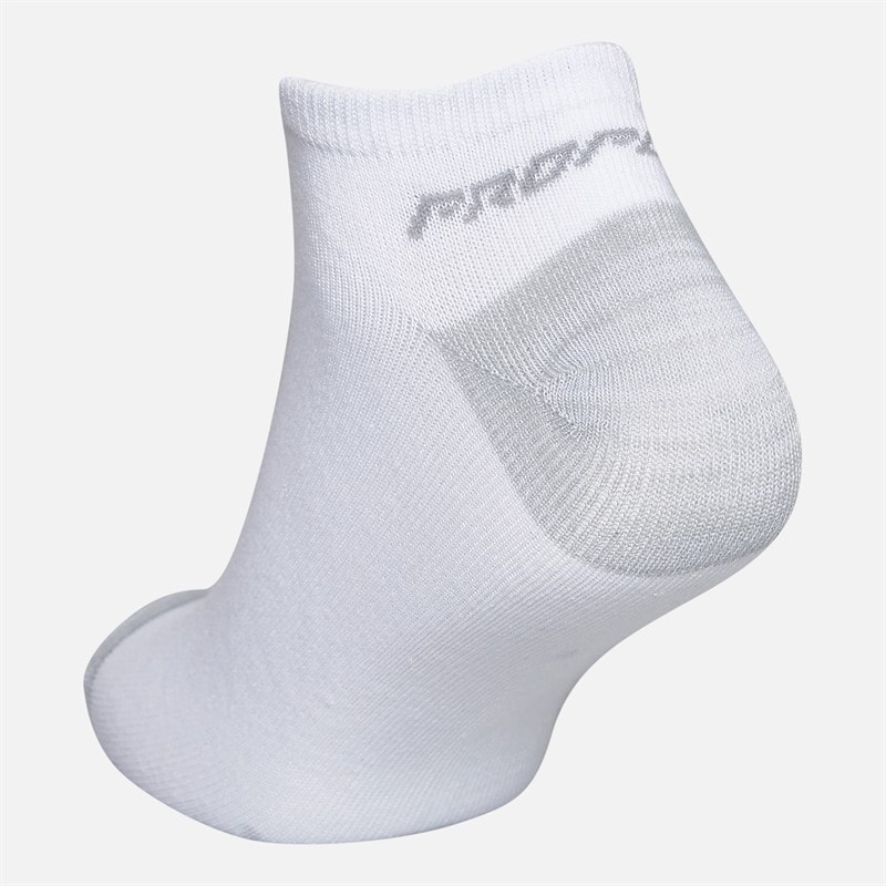 Mens Twelve Pack No Show Socks White/Grey - Image 2