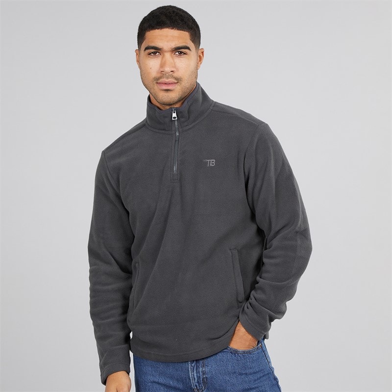 Mens Blade 1/4 Zip Fleece Slate - Image 3