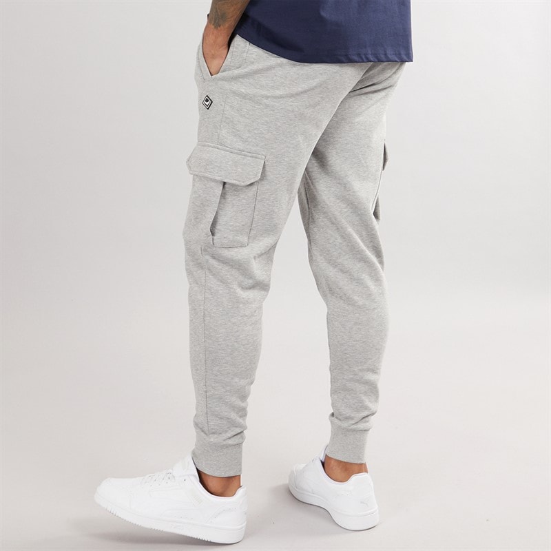 Mens Stefan Joggers Grey Marl - Image 2