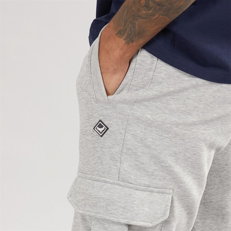 Mens Stefan Joggers Grey Marl - Image 3
